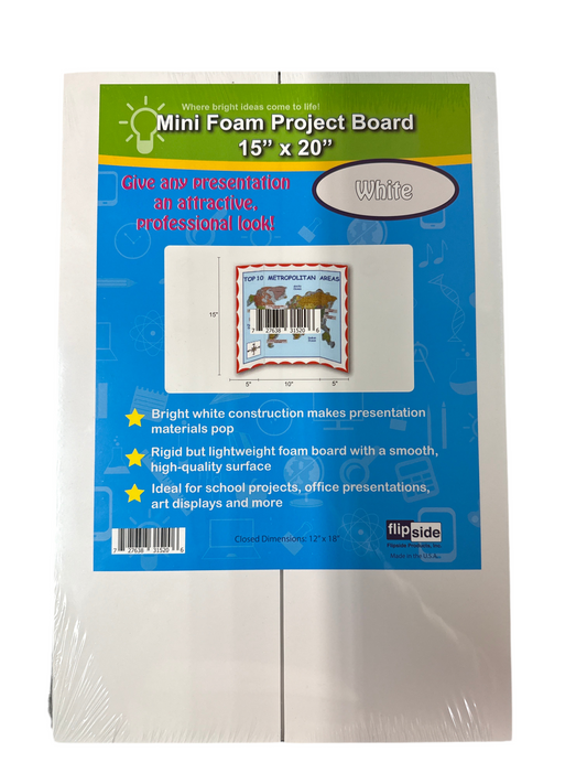 15 X 20 WHITE FOAM PROJECT BOARD MINI
