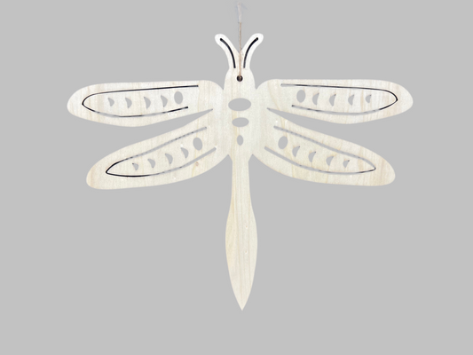 WOODEN ORNAMENT DRAGON FLY