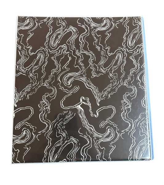 VIEW BINDER 1" BLACK/WHITE COLOR HOLDS 175 SHEETS