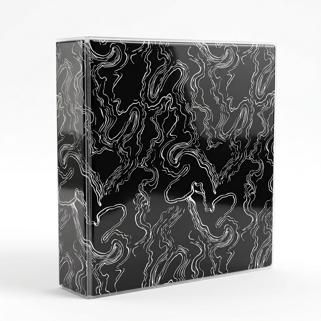 View Binder 1" Black/White Color Holds 175 Sheets - JA Riollano