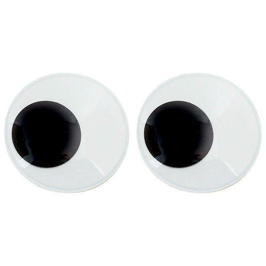 GOOGLY EYES BLACK & WHITE 3" 2 PC