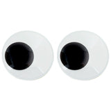 GOOGLY EYES BLACK & WHITE 3" 2 PC