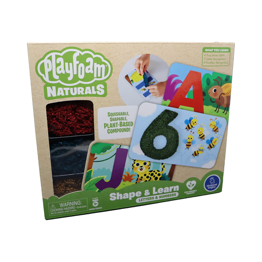 Playfoam Naturals Shape & Learn Letters & Numbers