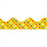 BORDER SCALLOPED YOU CAN TOUCAN POLKA DOT
