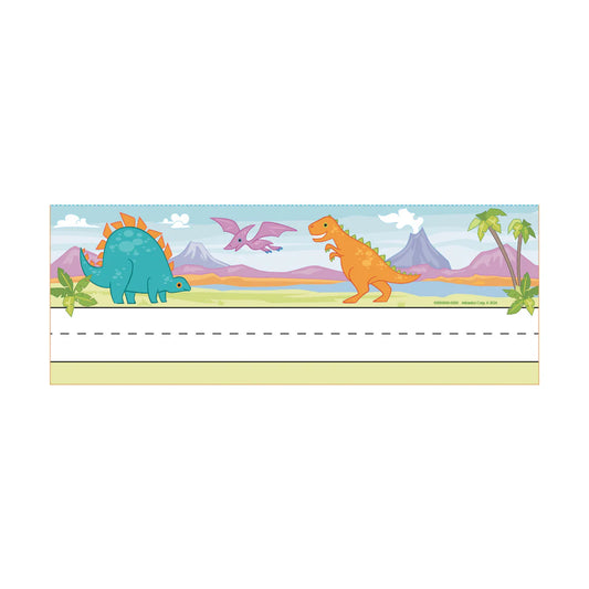 Nameplates Tented Dino Quest 36pk