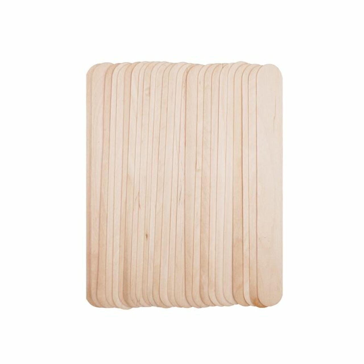 EXTRA JUMBO POPSICLE STICKS 1" X 8" NATURAL 25 CT