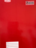 Libreta Cosida Subject Red Quadriculada 7mm
