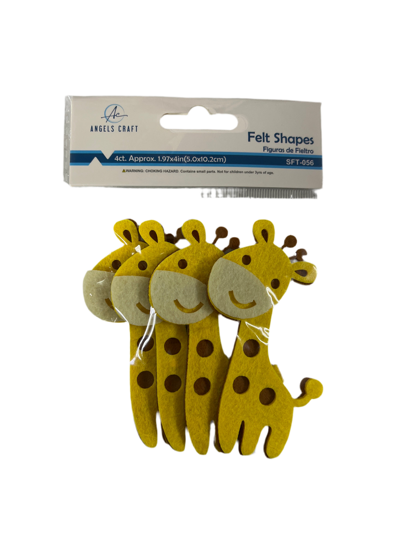 4ct. Felt Giraffe 4"x1.97"