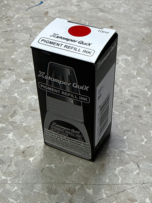 INK 10ML QUIX RED
