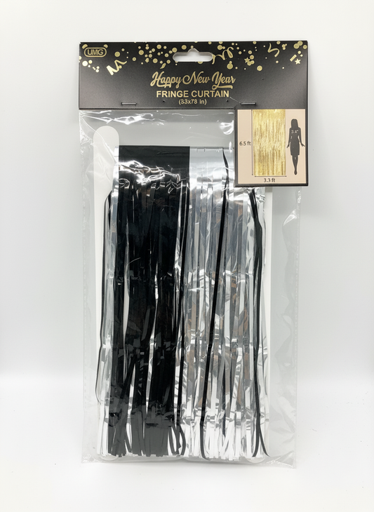 FRINGE CURTAIN 39"X78" 2ASTD