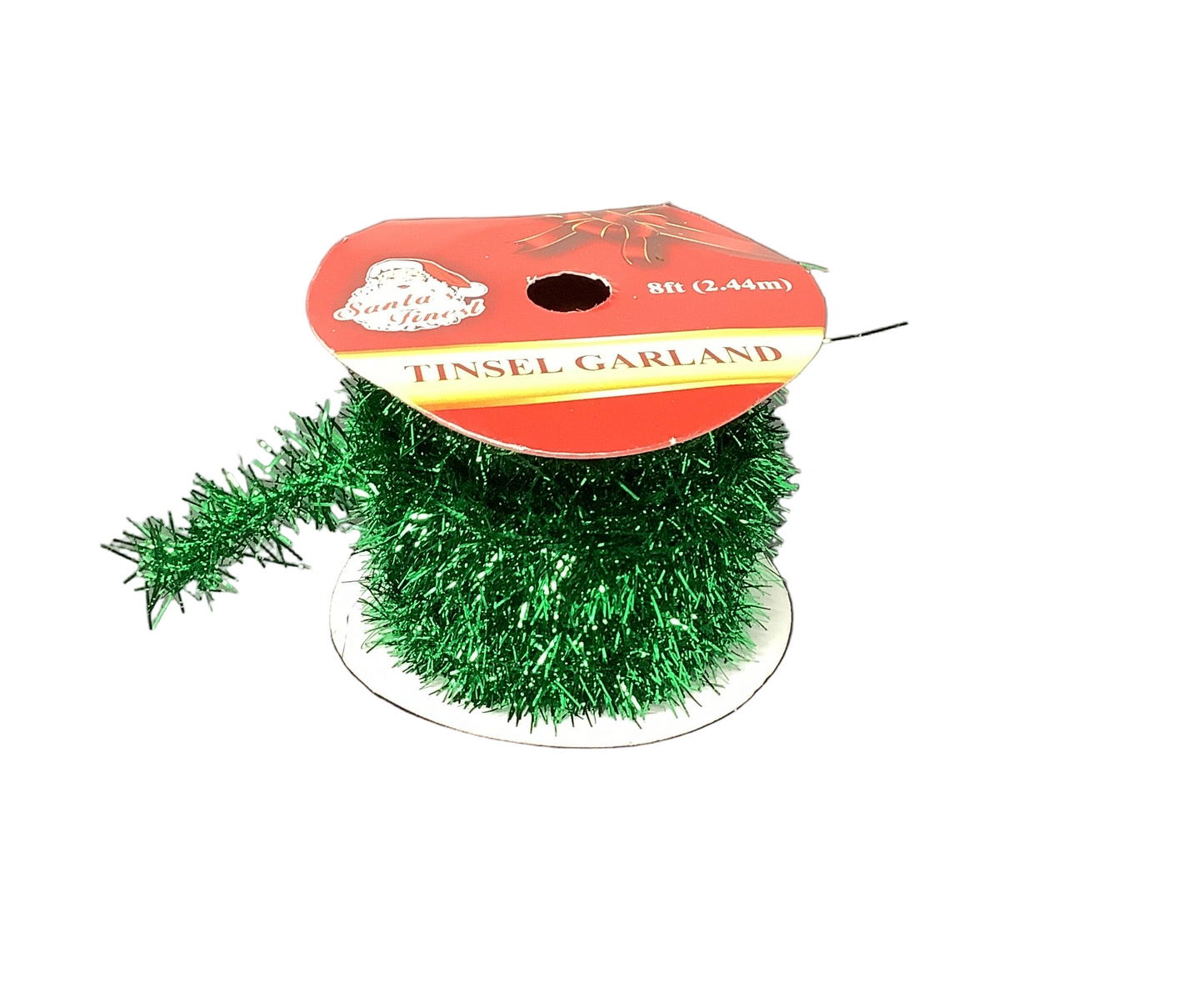 XMAS TINSEL ROPE GARLAND 8FT
