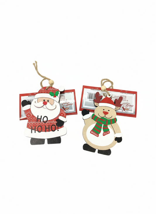 WOODEN ORNAMENT CHARACTERS 3AST D