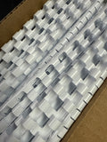 PLASTIC BINDING COMBS 1/4" (6MM) WHITE