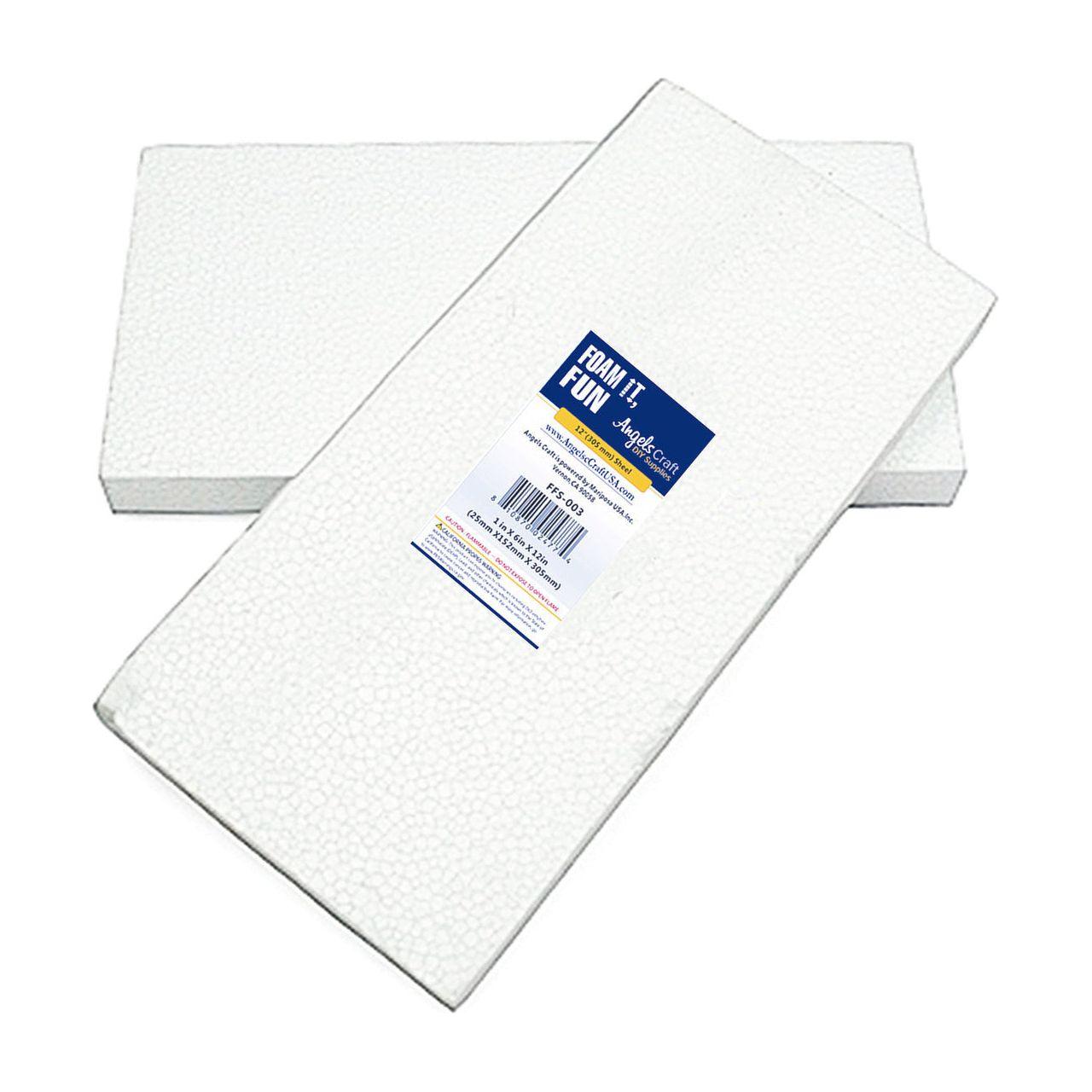 FOAM FLAT SHEET 1"X6"X12"
