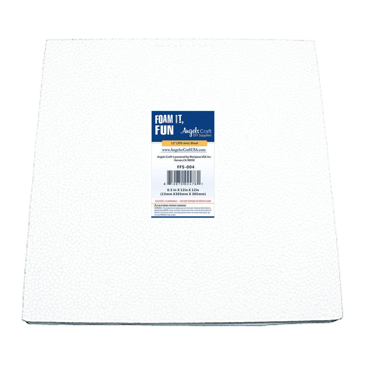 FOAM FLAT SQUARE 0.5"X12"X12"