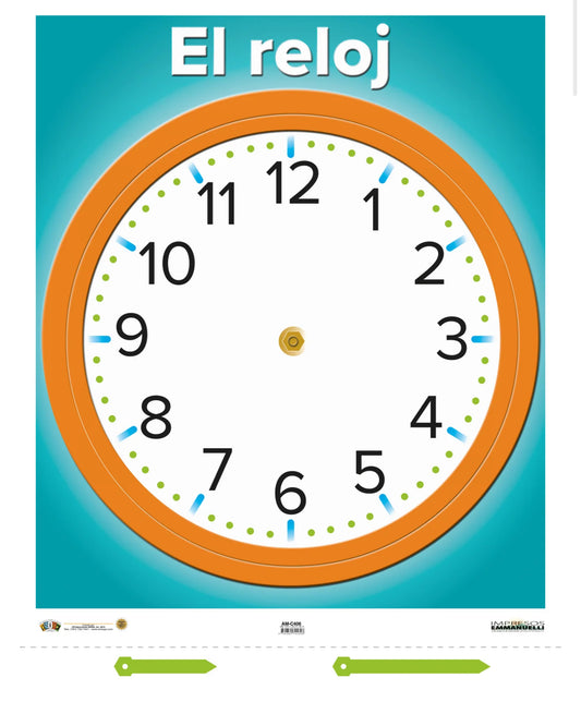 CARTEL EL RELOJ