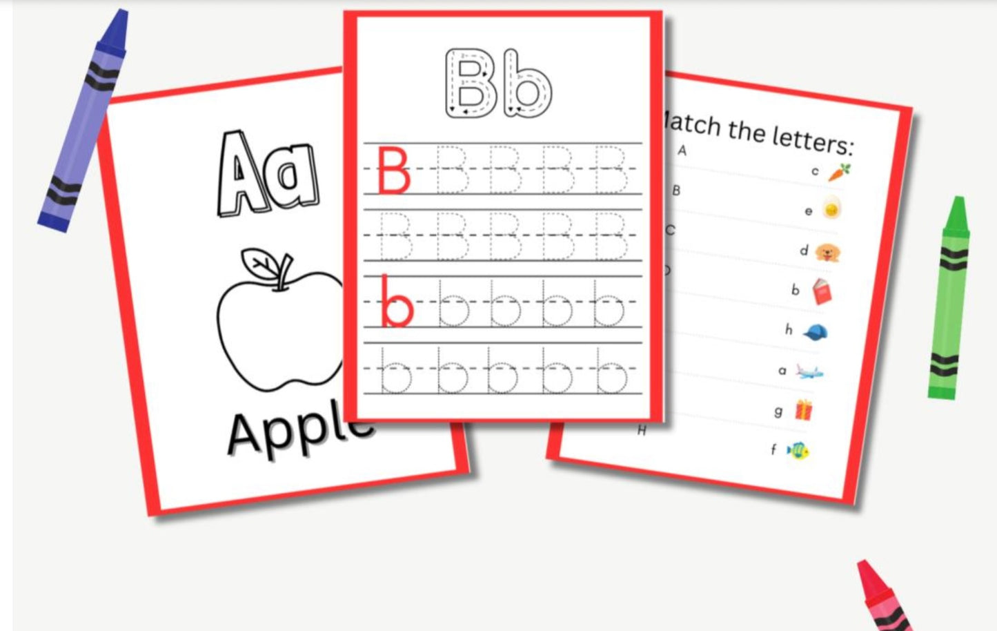 The Alphabet Coloring and Tracing
