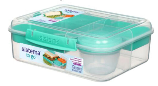 1.65L Bnero Lunch To Go Tri (Teal)