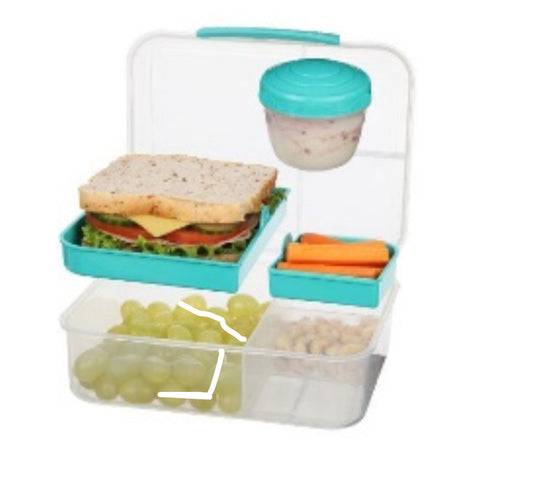 1.65L Bnero Lunch To Go Tri (Teal)