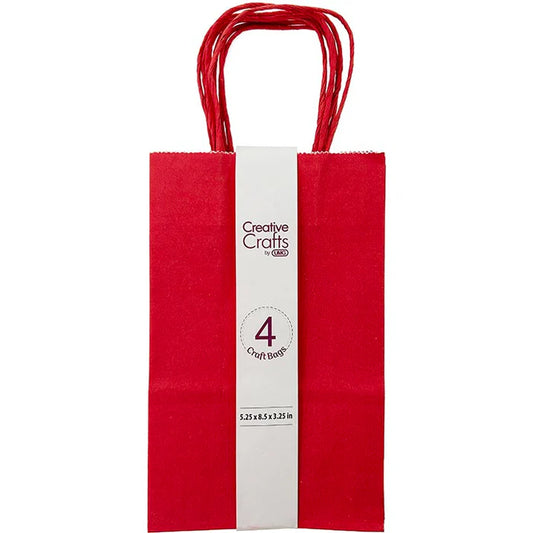 Craft Bag Small | Red | 5.24x3.27x8.5in | 4pc