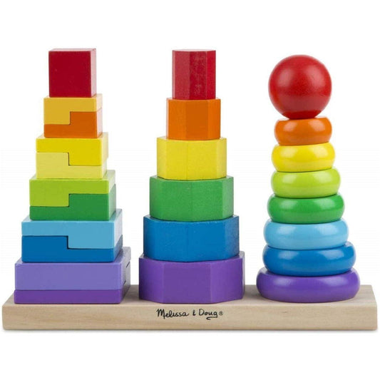 GEOMETRIC STACKER TODDLER TOY