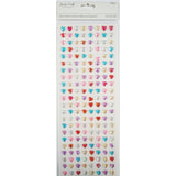 HEART STONE STICKER MIX 176 PC