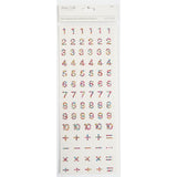 NUMBER STONE STICKER MIX 79 PC