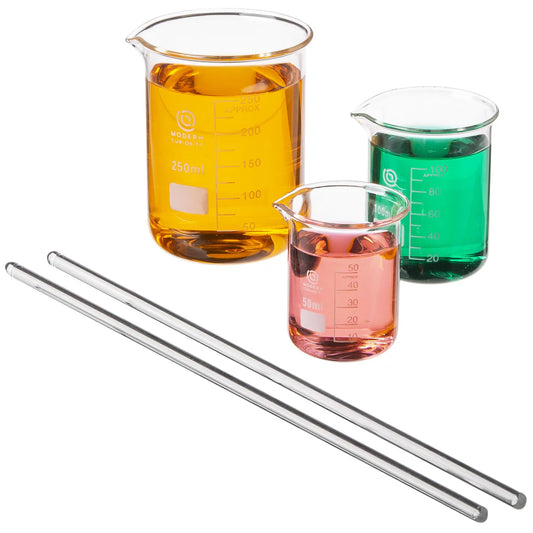 3-pack Glass Beakers 50ml-250ml