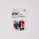 POMS MULTI COLOR 10MM 25PC