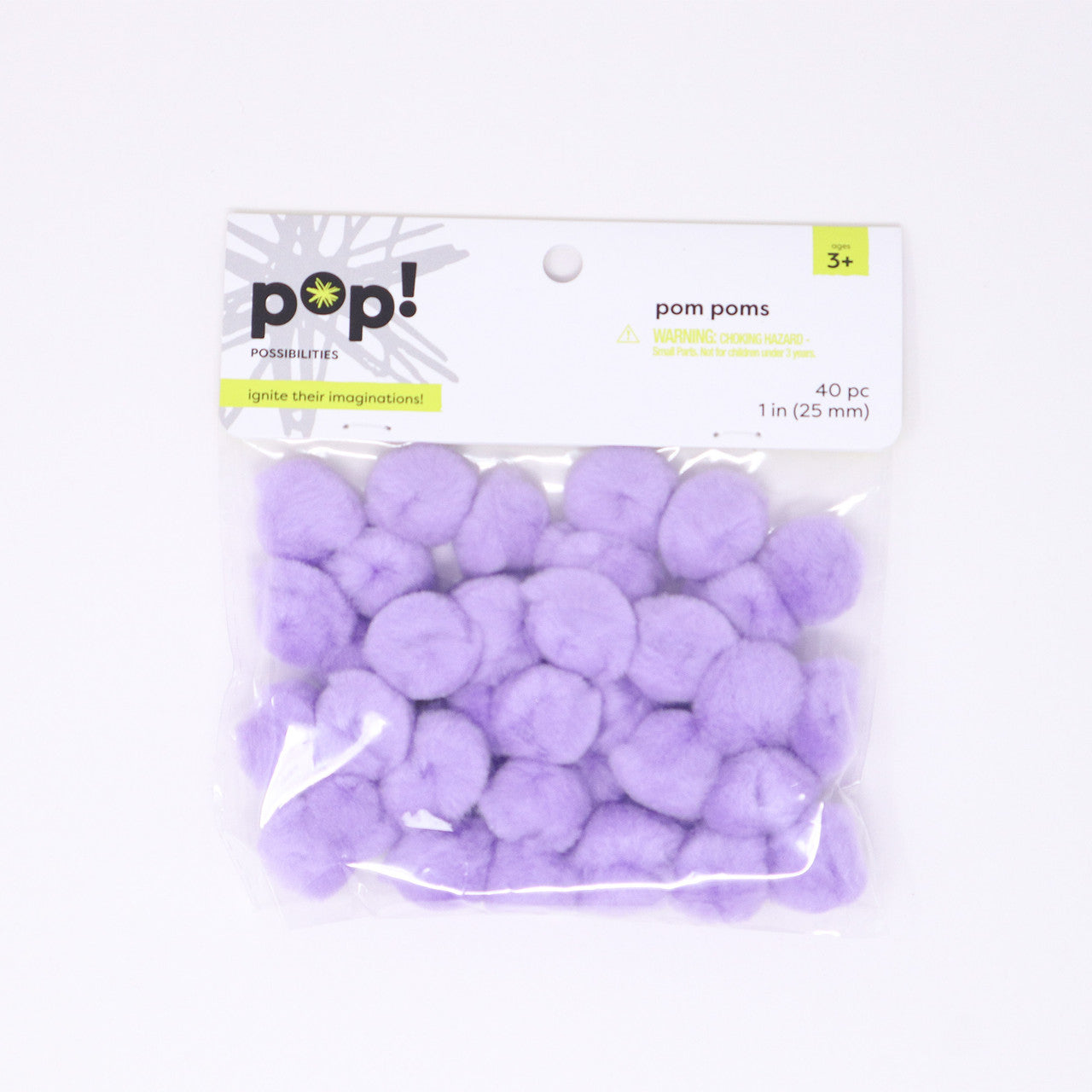 POMS LAVENDAR 1IN 40PC