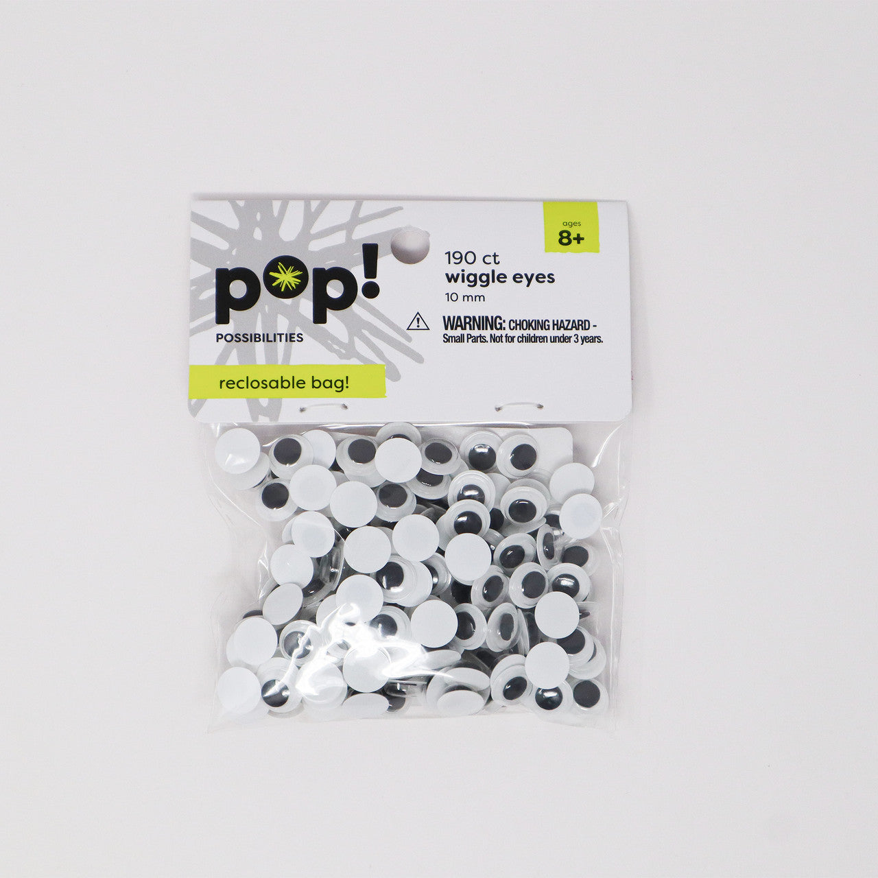 EYES GLUE ON 10MM 6PCS