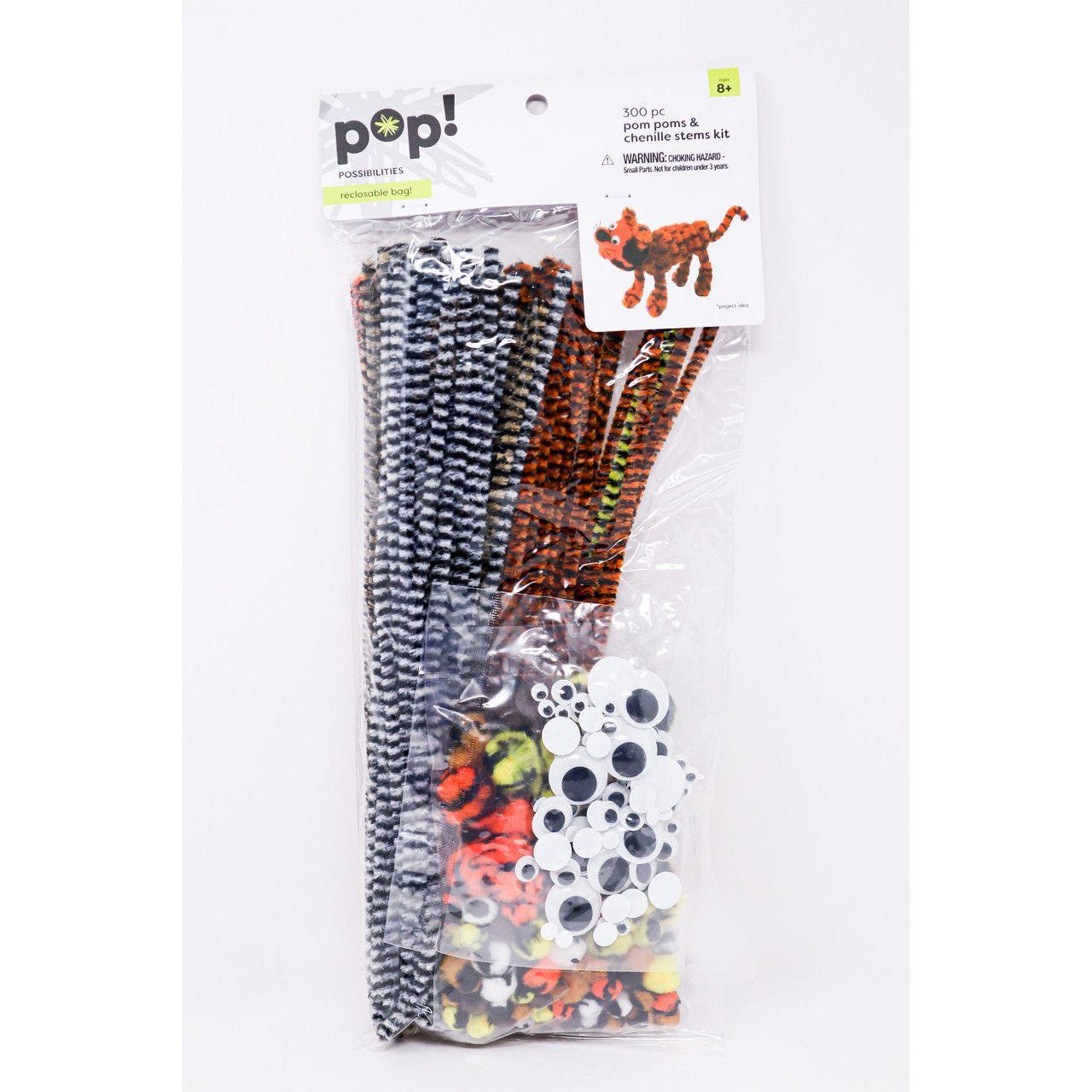 CHENILLE STEMS JUMBO STRIPES