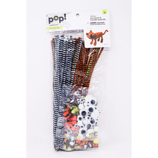 CHENILLE STEMS JUMBO STRIPES