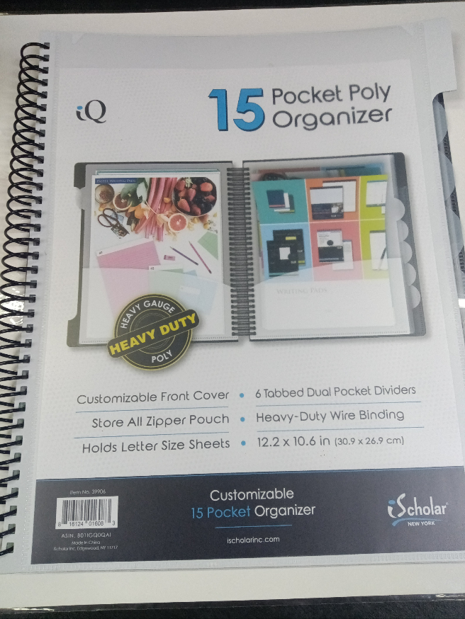 IQ 15 POCKET POLY FOLDER