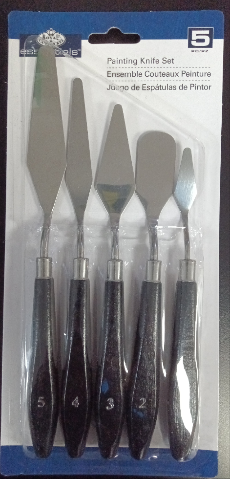 5 PC PAINTING KNIFE SET
