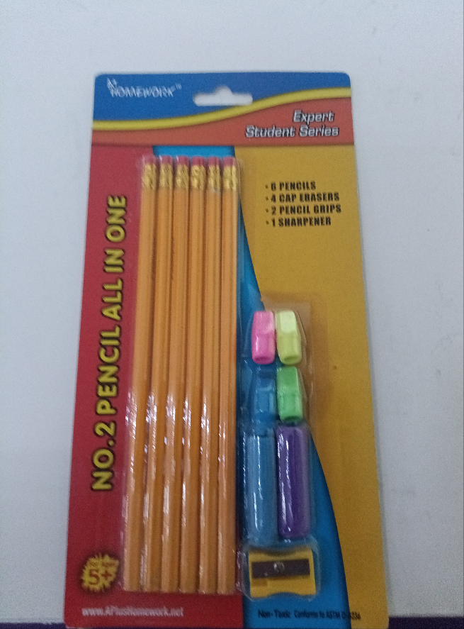#2 PENCILS, GOMA Y SACAPUNTA
