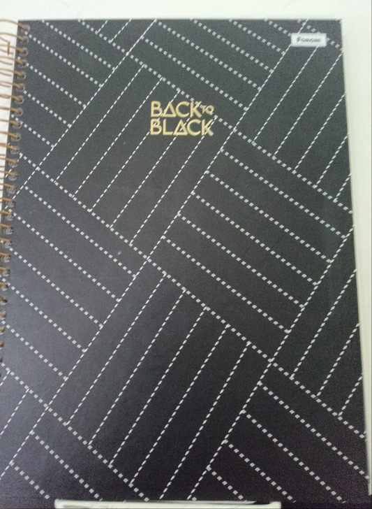 LIBRETA UNIVERSITARIA BACK TO BLACK 320P