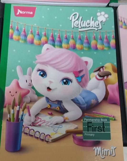 LIBRETA CALIGRAFIA PELUCHES FIRST