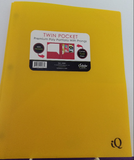 TWIN POCKET POLY PORTFOLIO W PRONGS