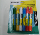 CRAYONES PINTA CARAS 6PCS SURTIDO