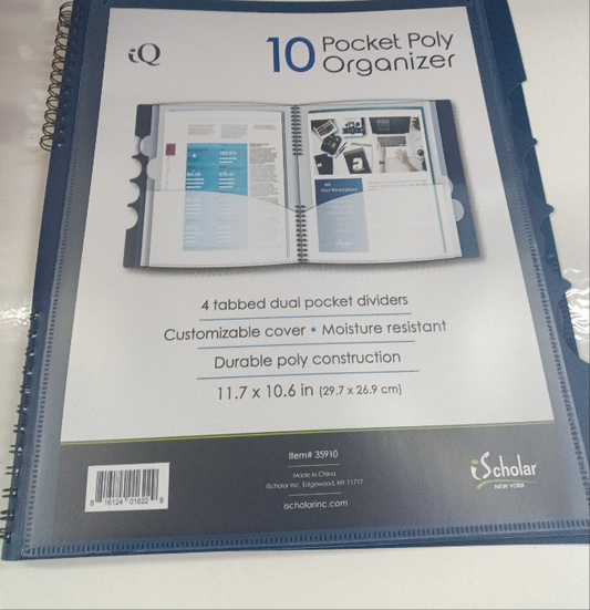 10 POCKET FOLDER