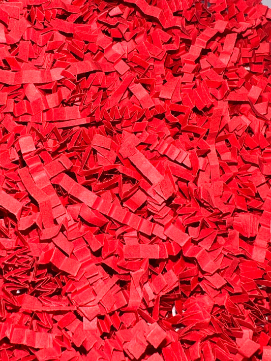 Shredded Filler Paper Red