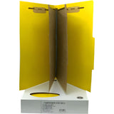FILE FOLDER 2 PARTITION YELLOW LEGAL BOX/15