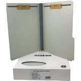 PRESSBOARD FOLDER 2 FASTENER GRAY LETTER BOX/25