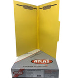 PRESSBOARD FOLDER 2 FASTENER YELLOW LEGAL BOX/25