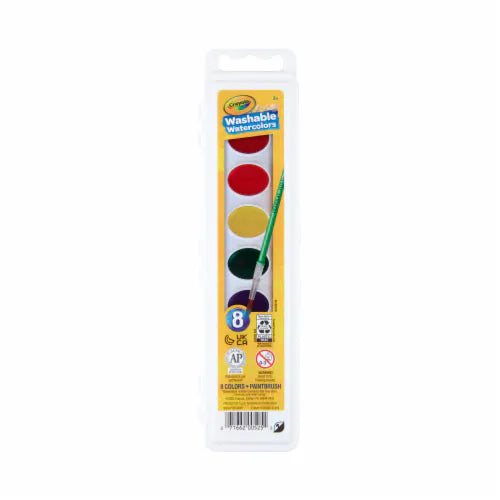 Crayola Washable Watercolor Paints 8 Colors