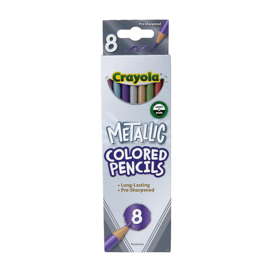 Crayola Metallic Colored Pencils Pkg. 8