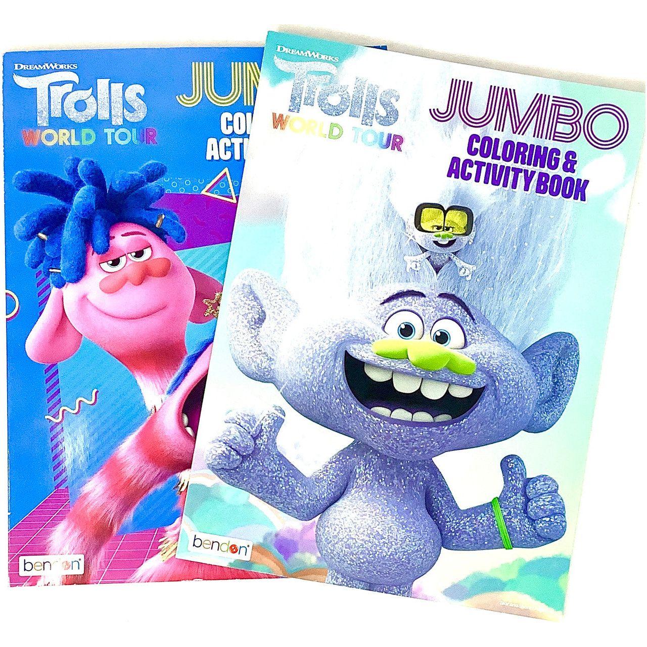 TROLLS 2 COLORING BOOK