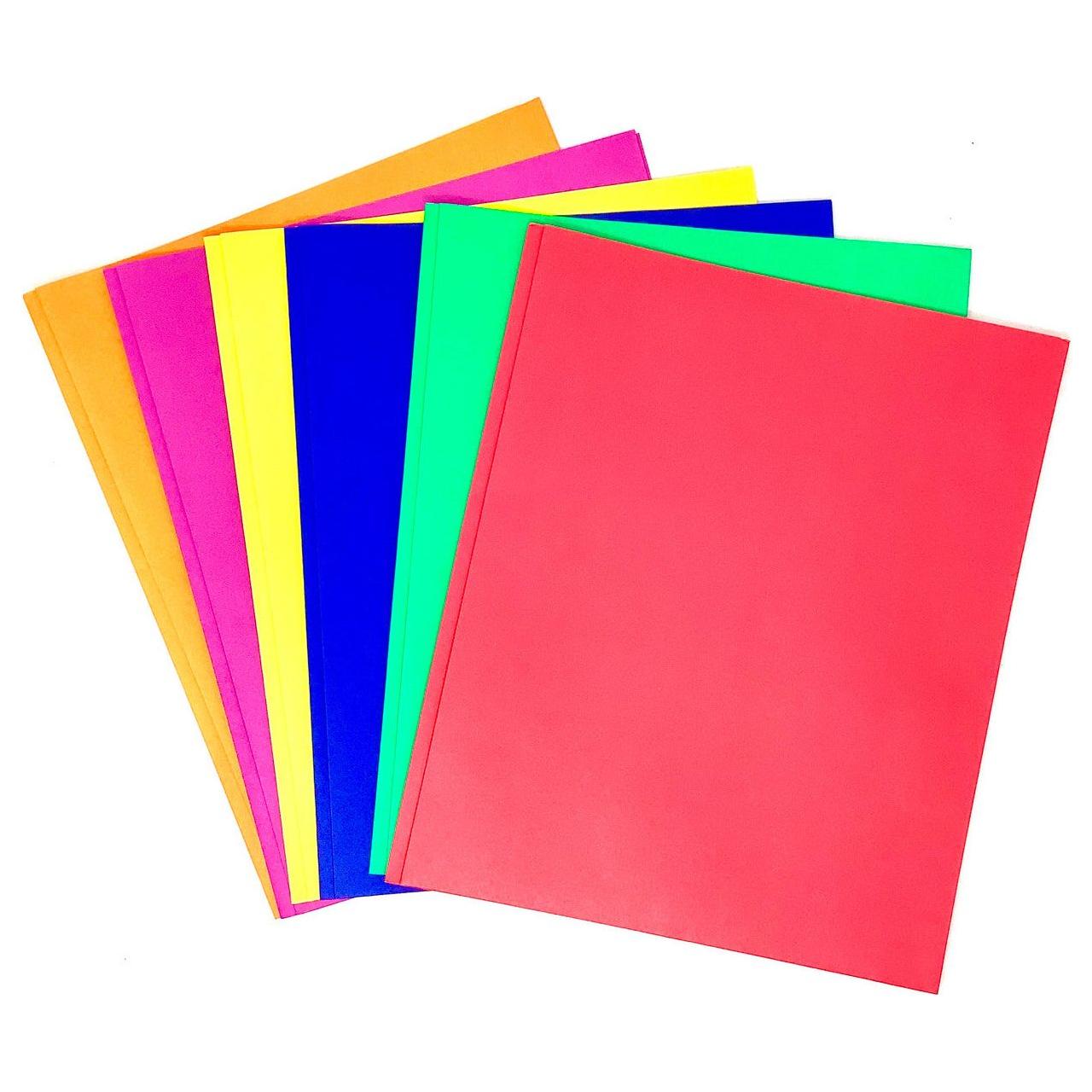 TWIN POCKET PAPER PORTFOLIO W/PRONGS