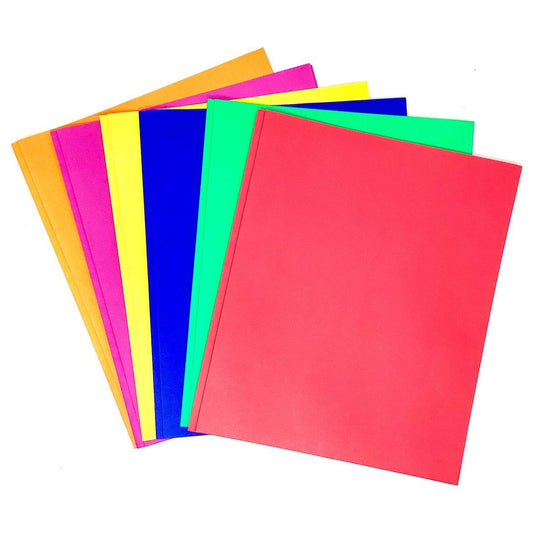 TWIN POCKET PAPER PORTFOLIO W/PRONGS